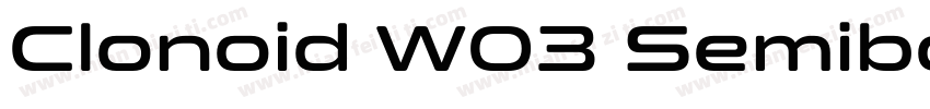 Clonoid W03 Semibold字体转换